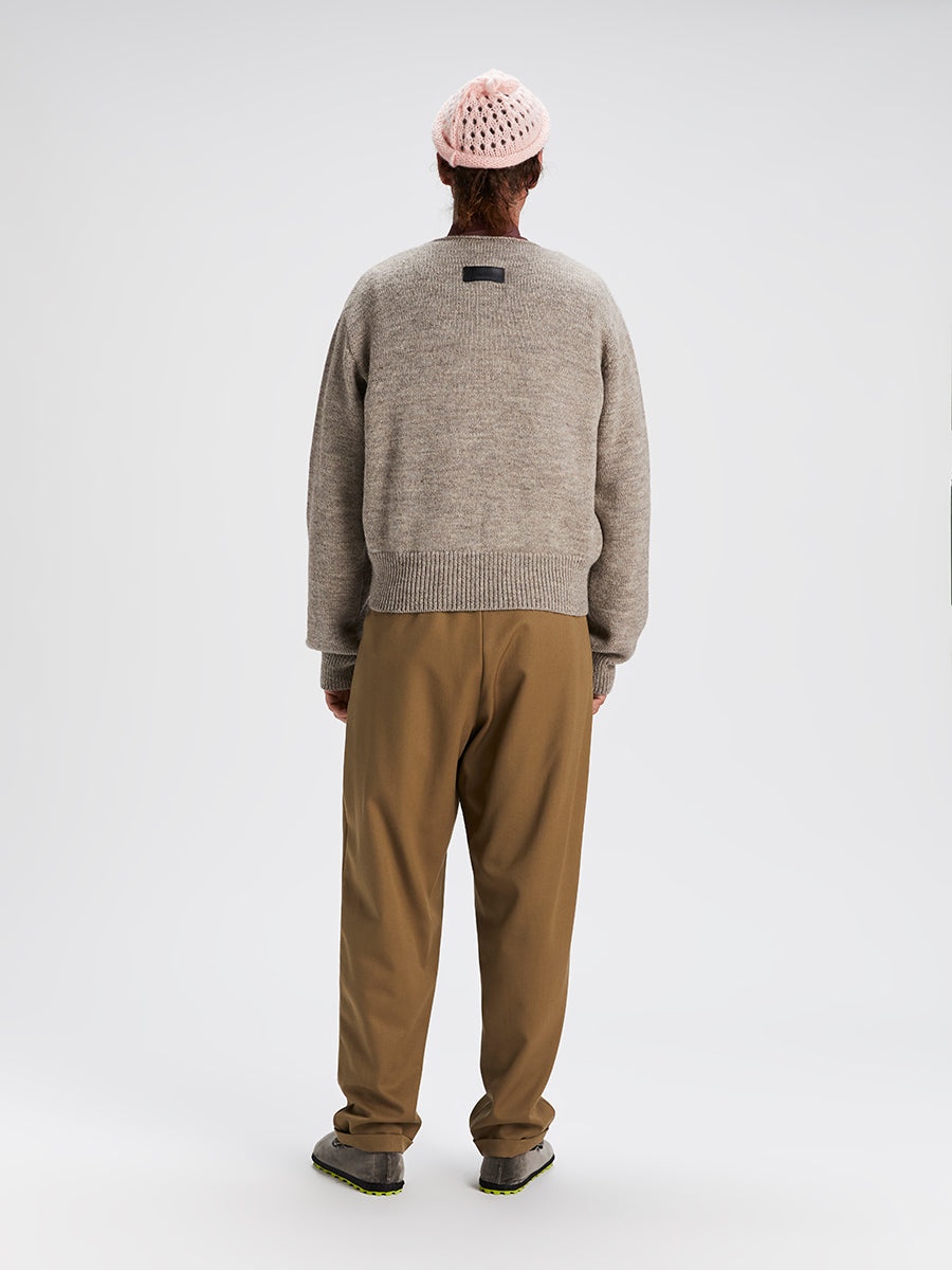 Mini Knitted Bomber Dirty Beige - 4