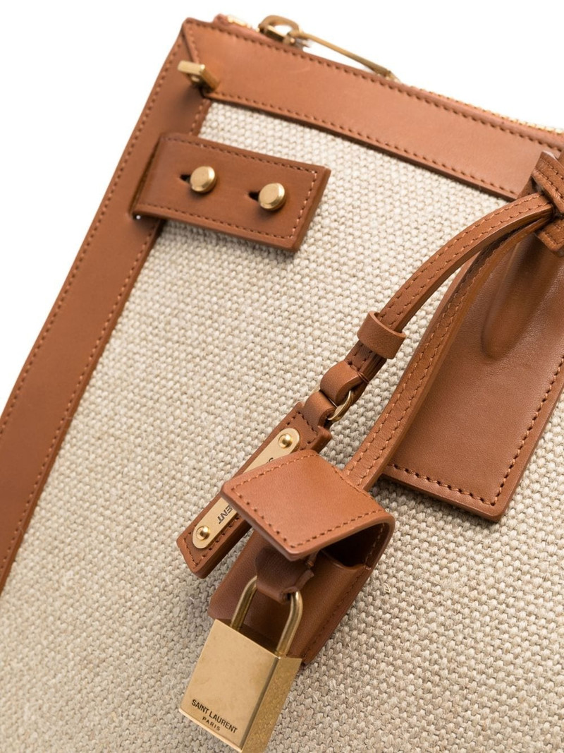 large Sac De Jour linen tote bag 4