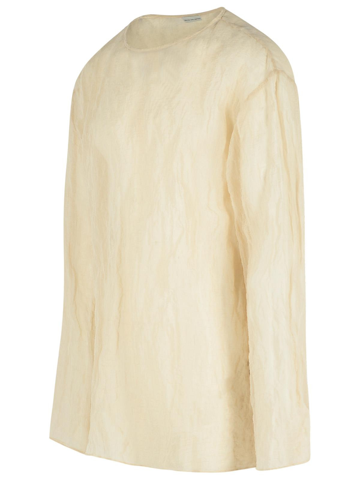 Dries Van Noten 'Hen' Grey Cotton T-Shirt Men - 2