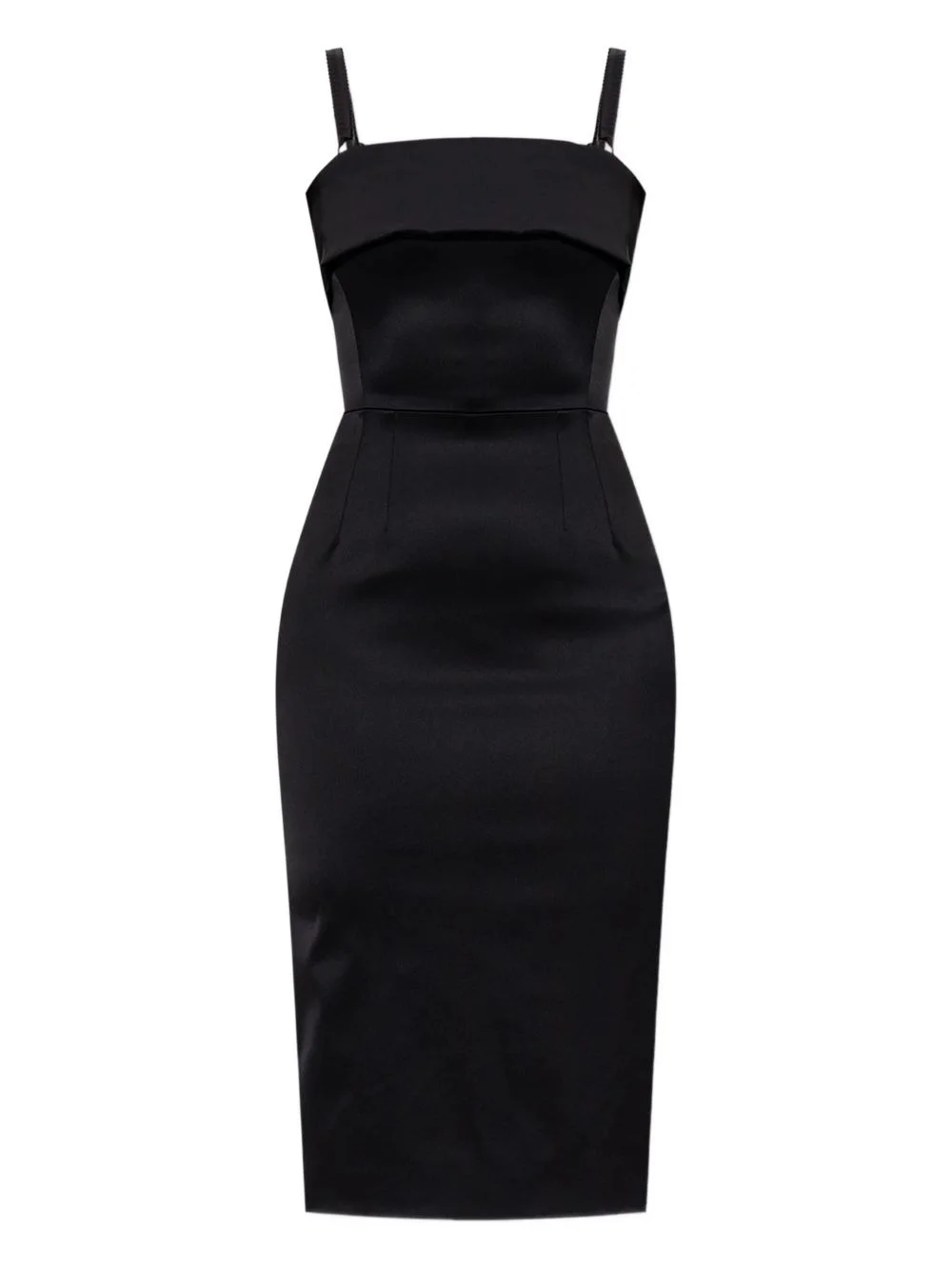 satin strap dress - 1