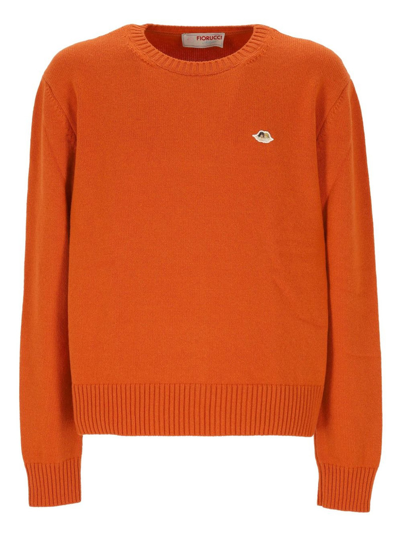 logo-appliqué sweater 1