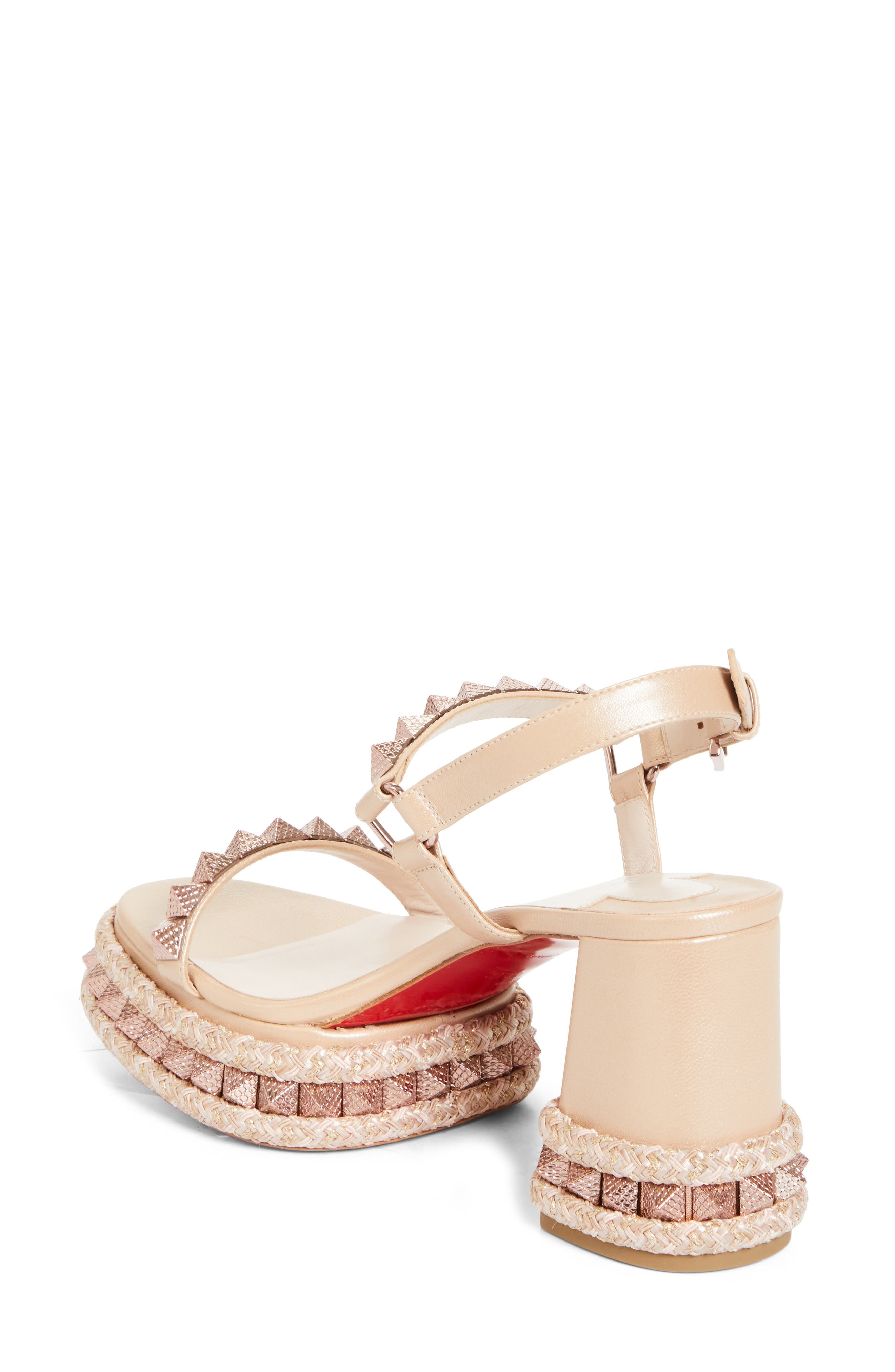 Christian Louboutin Superaclou Espadrille Sandal in Leche/Lin Leche at Nordstrom - 2