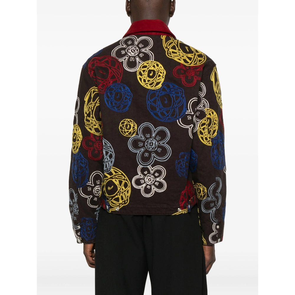 Kenzo Brown Jackets - Bomber Jackets Men - 5