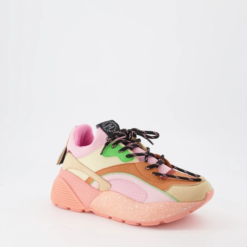 Stella McCartney MULTICOLORED LACE-UP SNEAKERS outlook