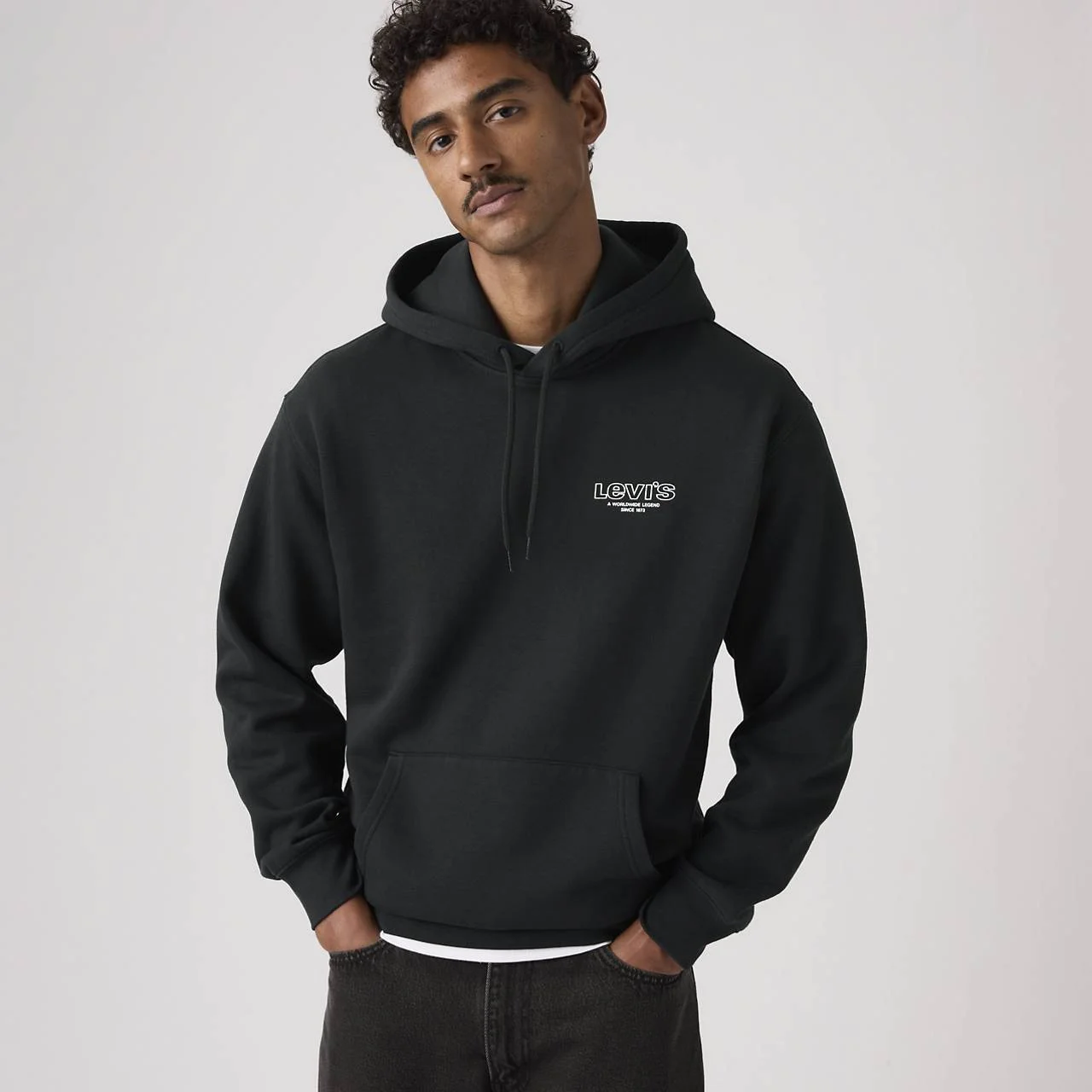 RELAXED GRAPHIC HOODIE SWEATSHIRT - 1