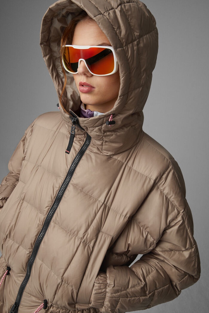 Yama Quilted coat in Caramel - 6