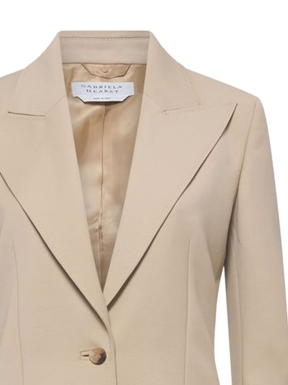 single-breasted peaked-lapels blazer - 2