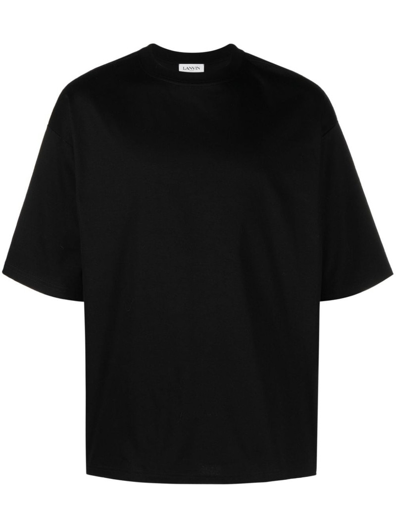 logo-print cotton T-shirt 1