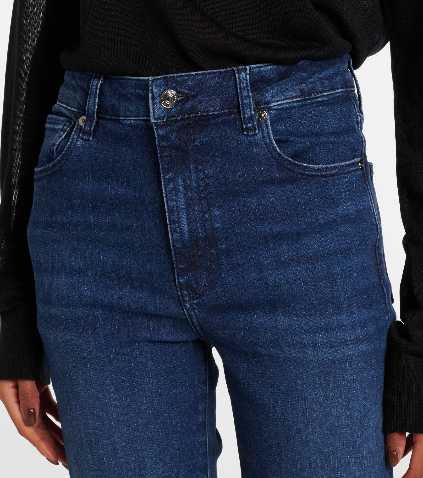 Reboot Crop high-rise bootcut jeans - 4