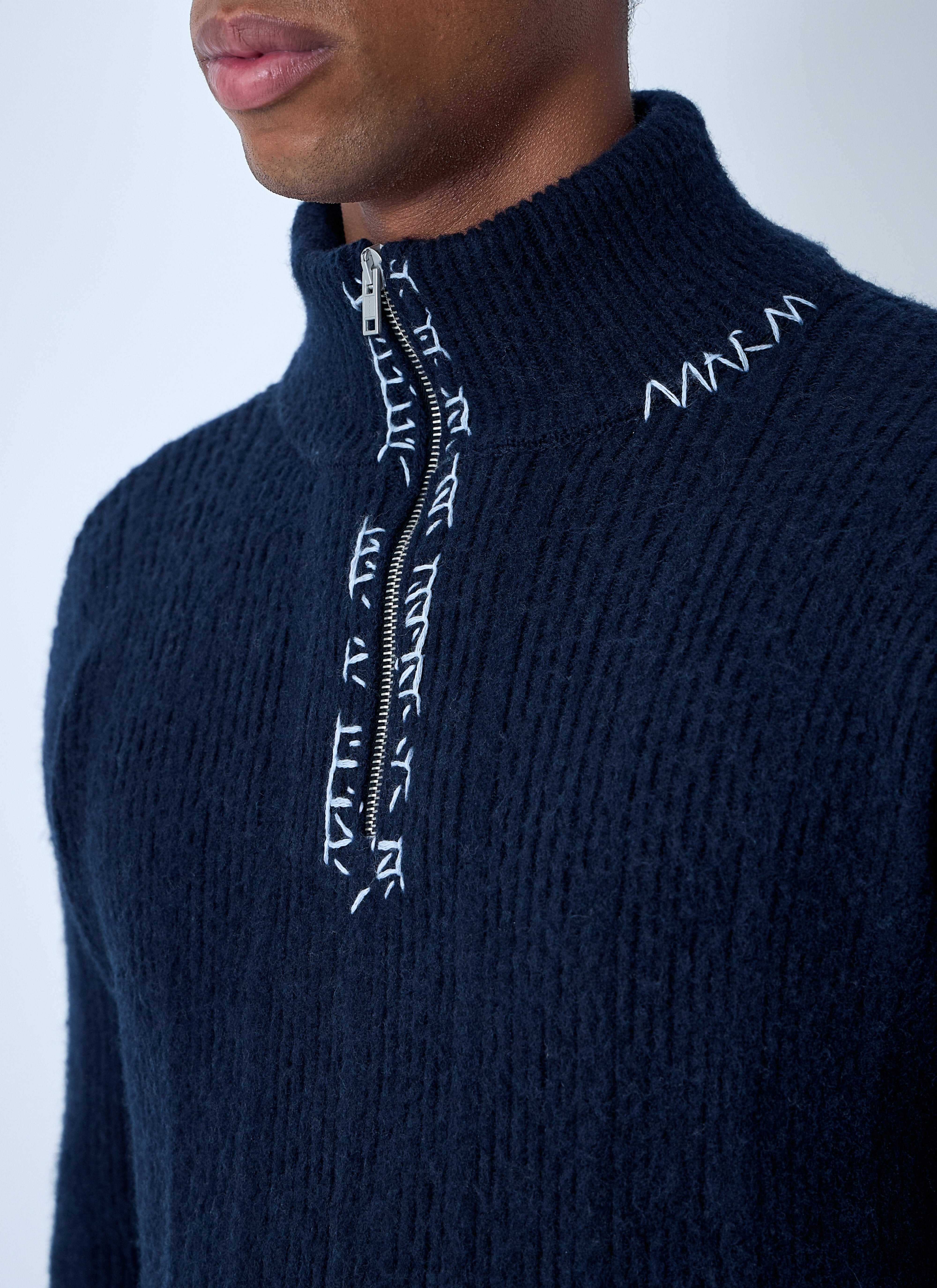 Marni Men Logo Embroidery Sweater - 5