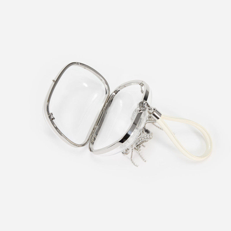 self-portrait Clear Top Handle Clutch Bag outlook