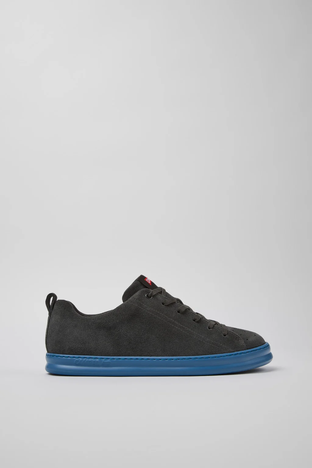 Gray Nubuck Sneakers for Men. - 1