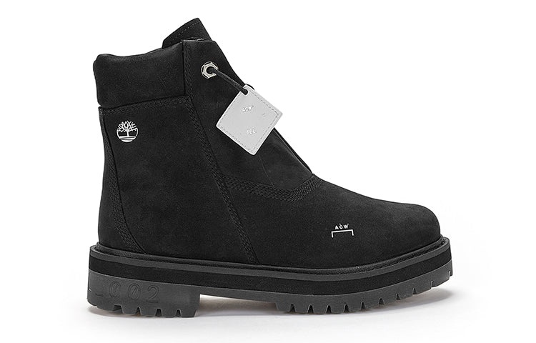 (WMNS) Timberland x A Cold Wall 6 Inch Premium Side Zip Boot 'Jet Black Nubuck' A68VY - 2
