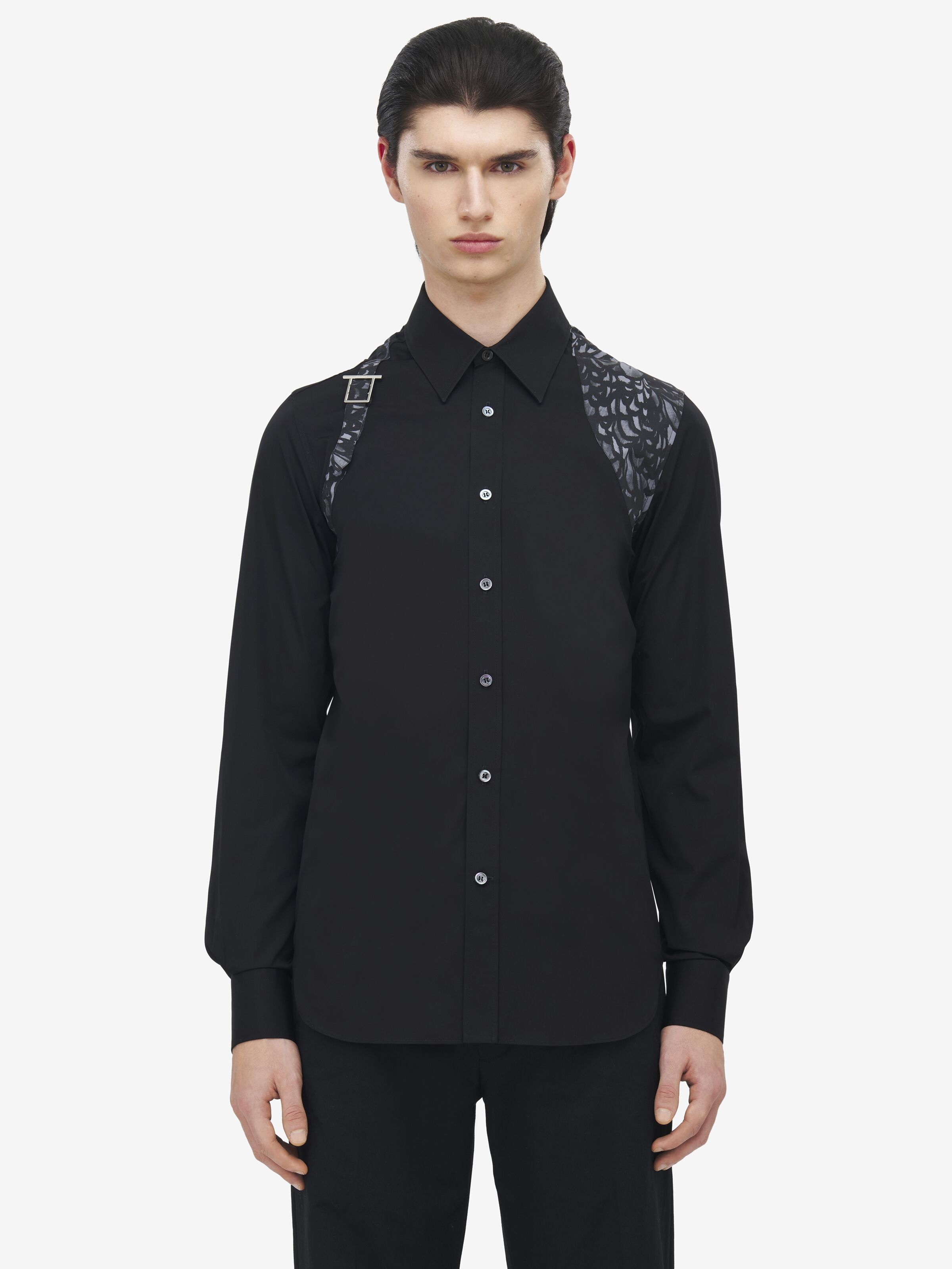 Feather Print Harness Shirt - 2