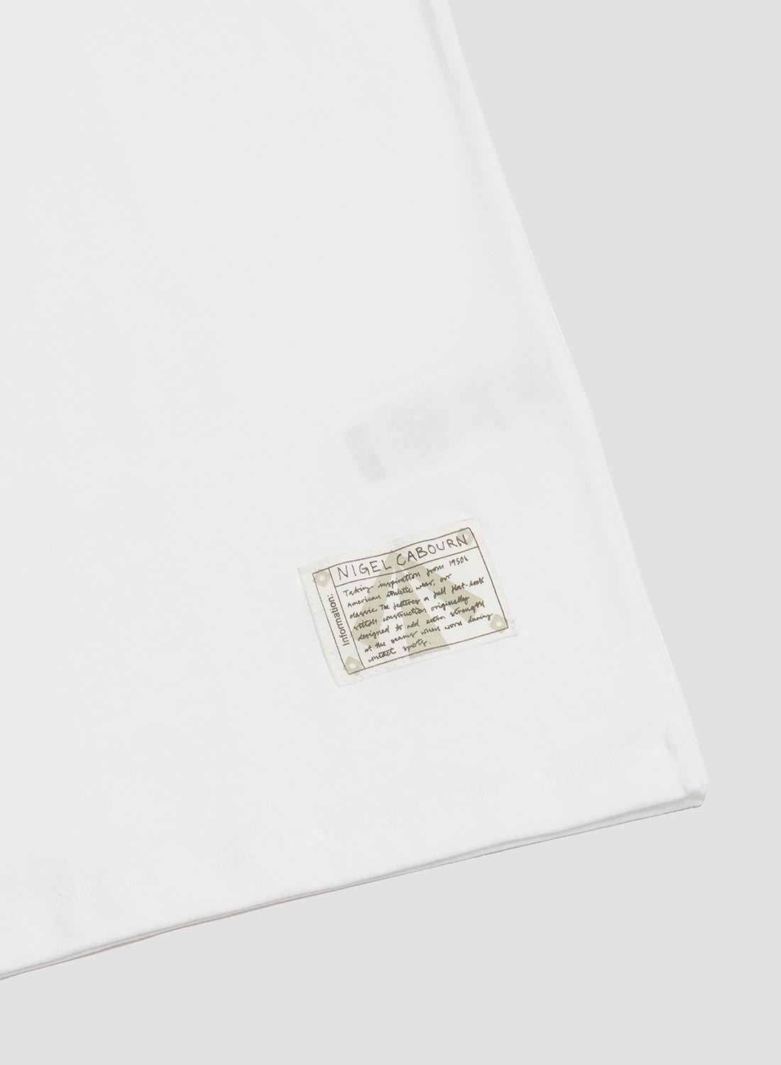Gym Stencil Tee in White - 4