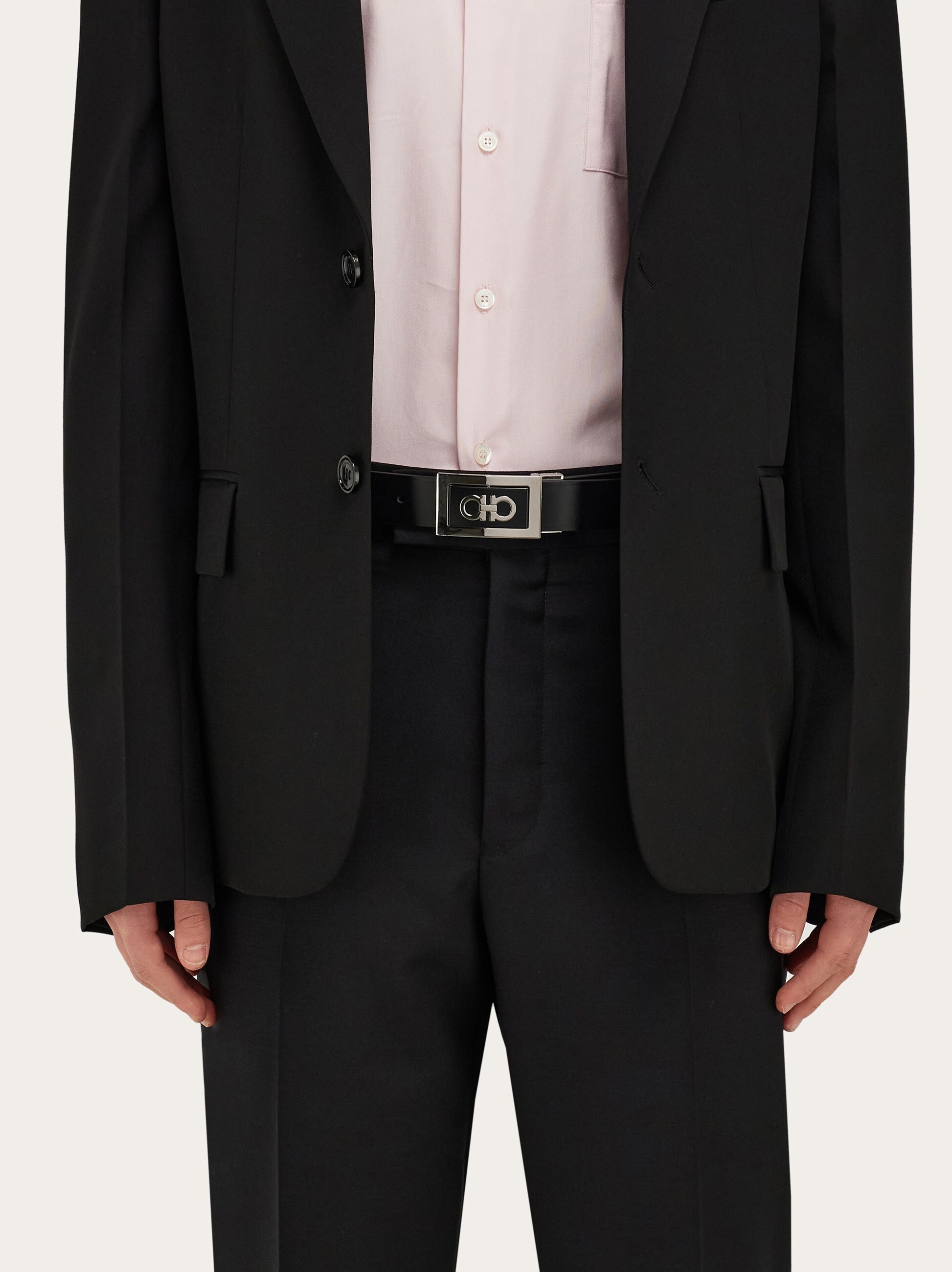 Reversible and adjustable belt with reversible buckle - 4