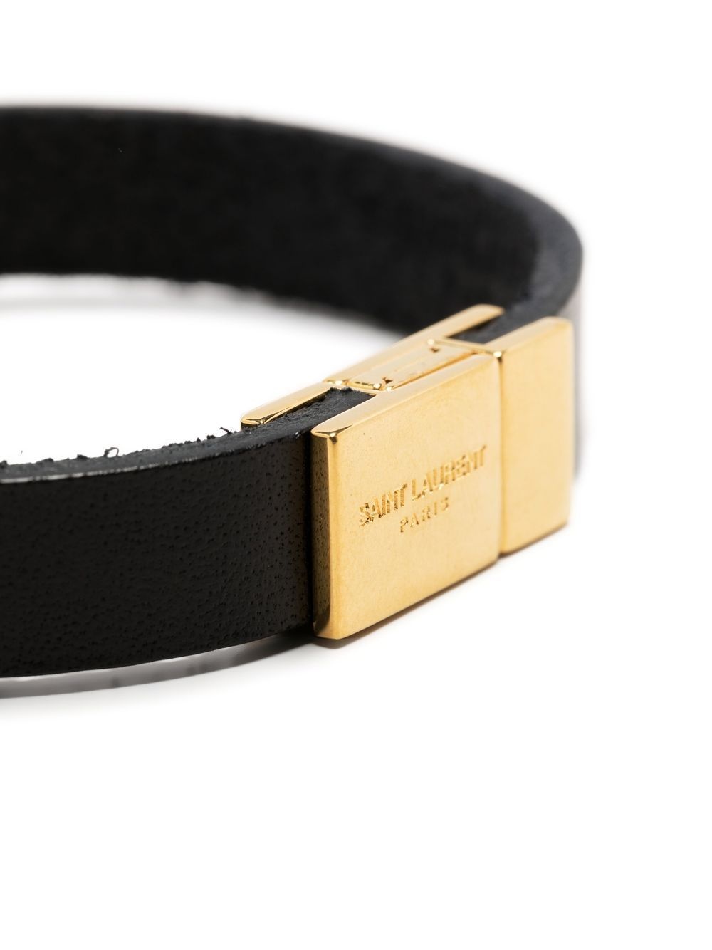 YSL charm leather bracelet - 3