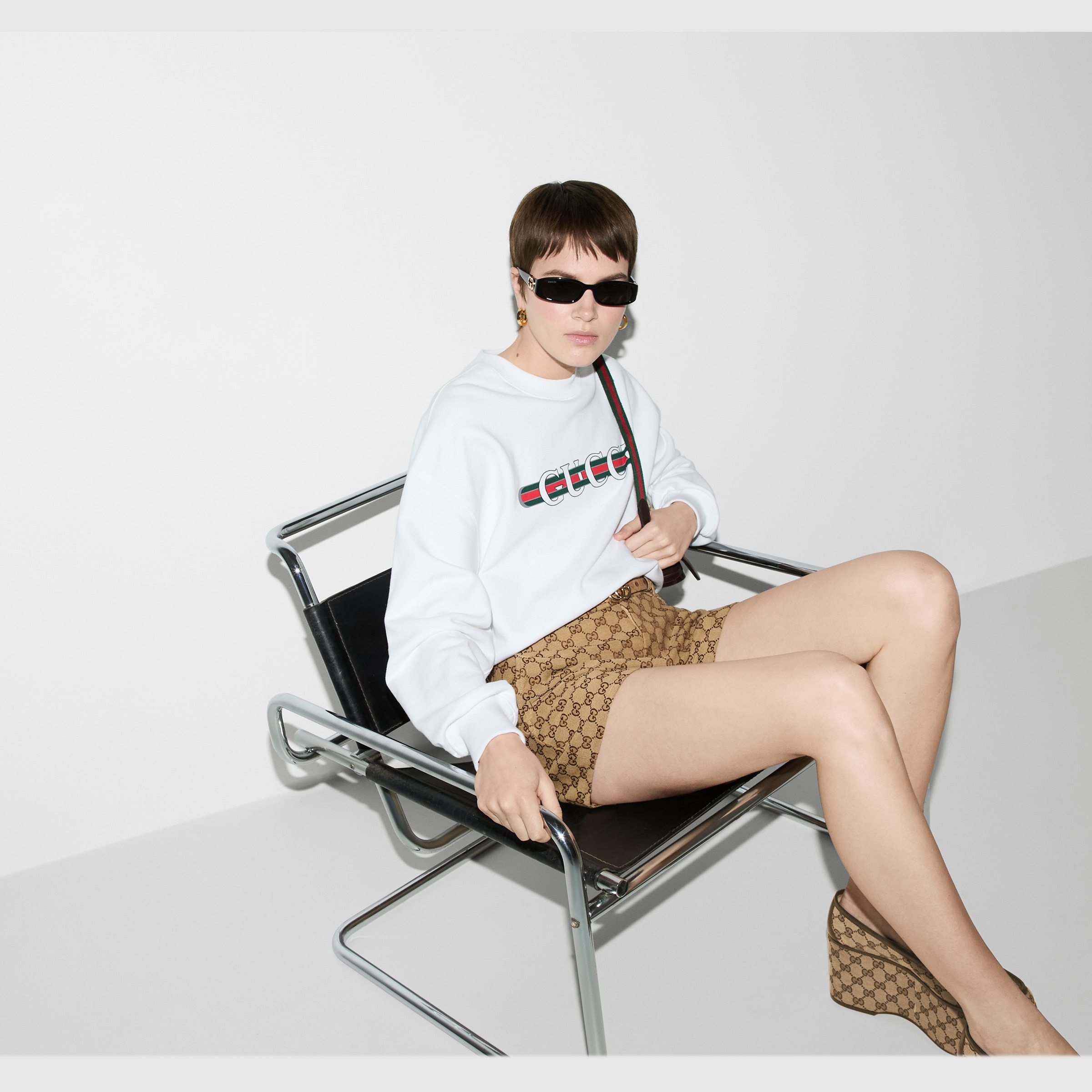 Gucci print cotton jersey sweatshirt - 6