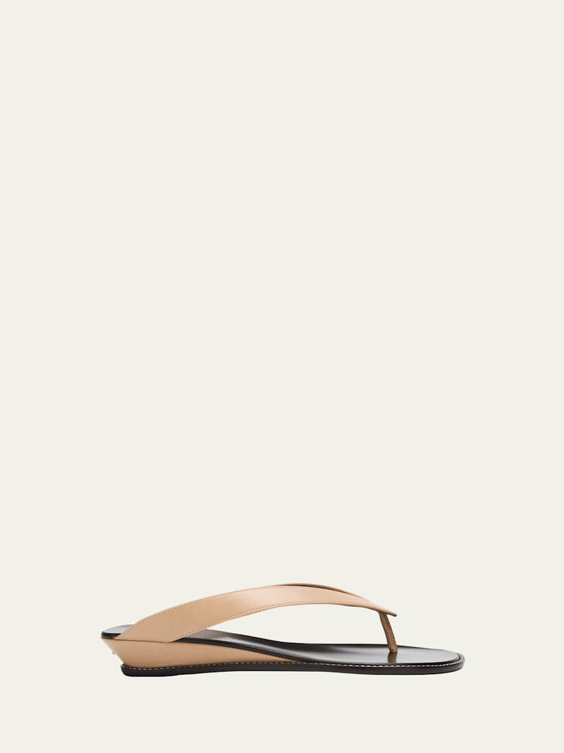 25mm Amelia Leather Thong Sandals 1