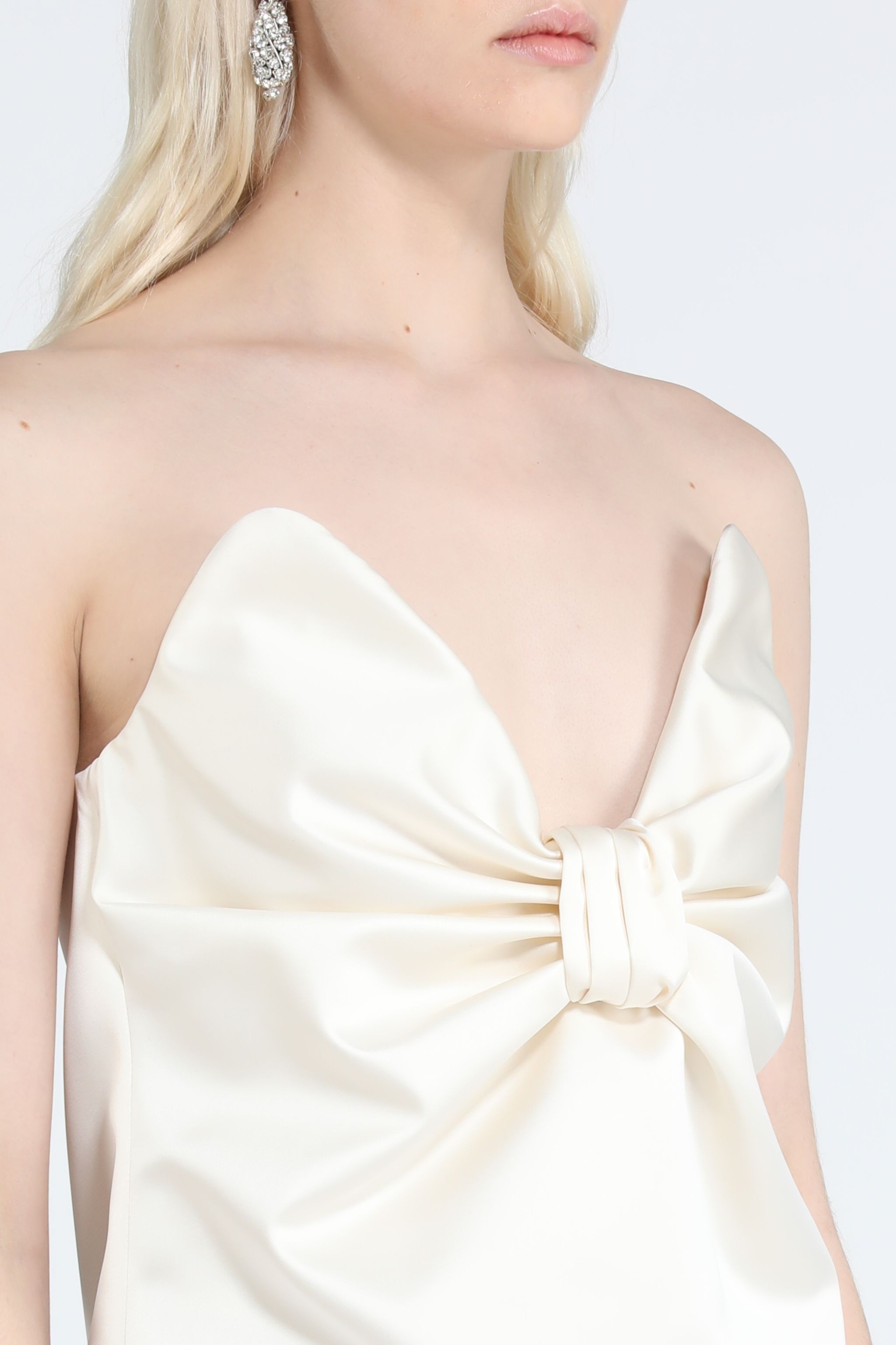 GATHERED MIDI DRESS - 5