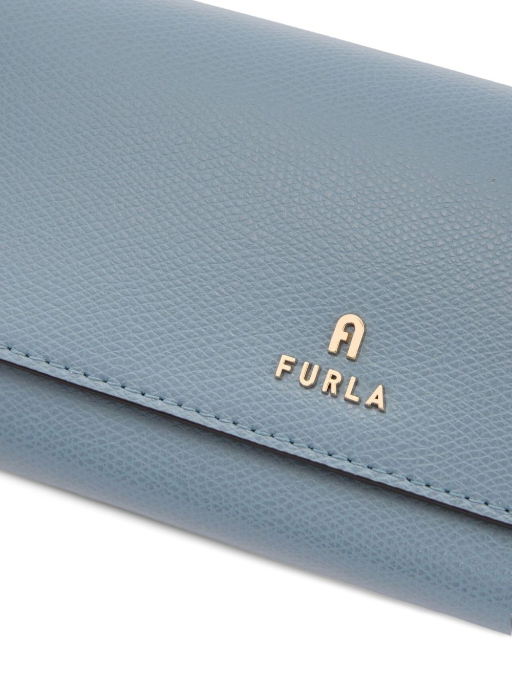 logo-plaque leather wallet - 4