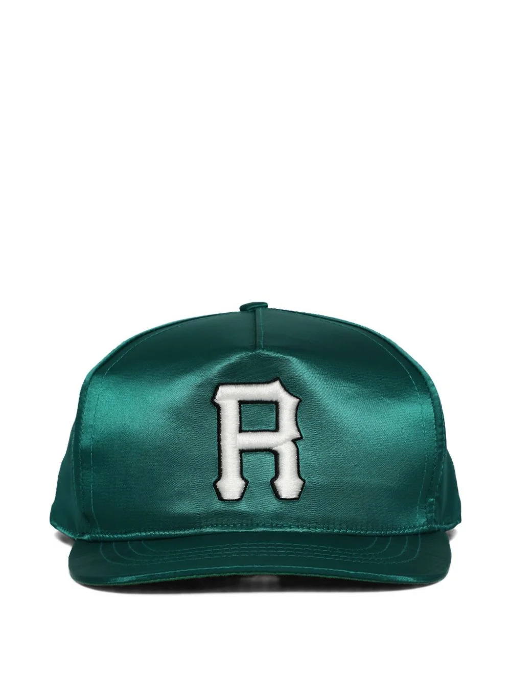satin-effect baseball cap - 1