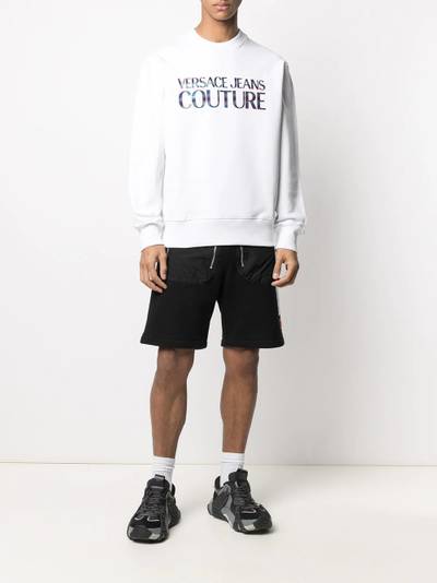 VERSACE JEANS COUTURE logo printed sweatshirt outlook