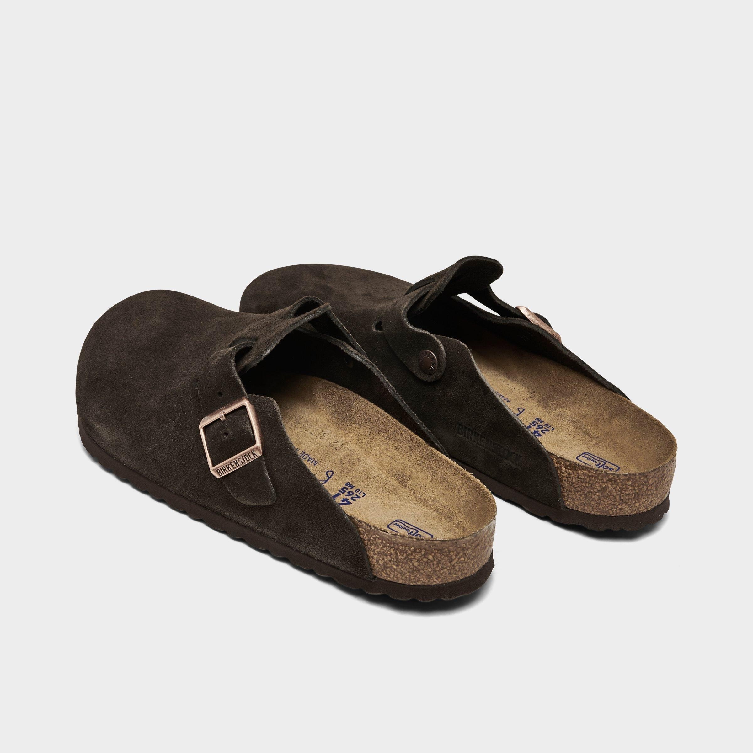 MEN'S BIRKENSTOCK BOSTON SOFT FOOTBED CLOGS - 4