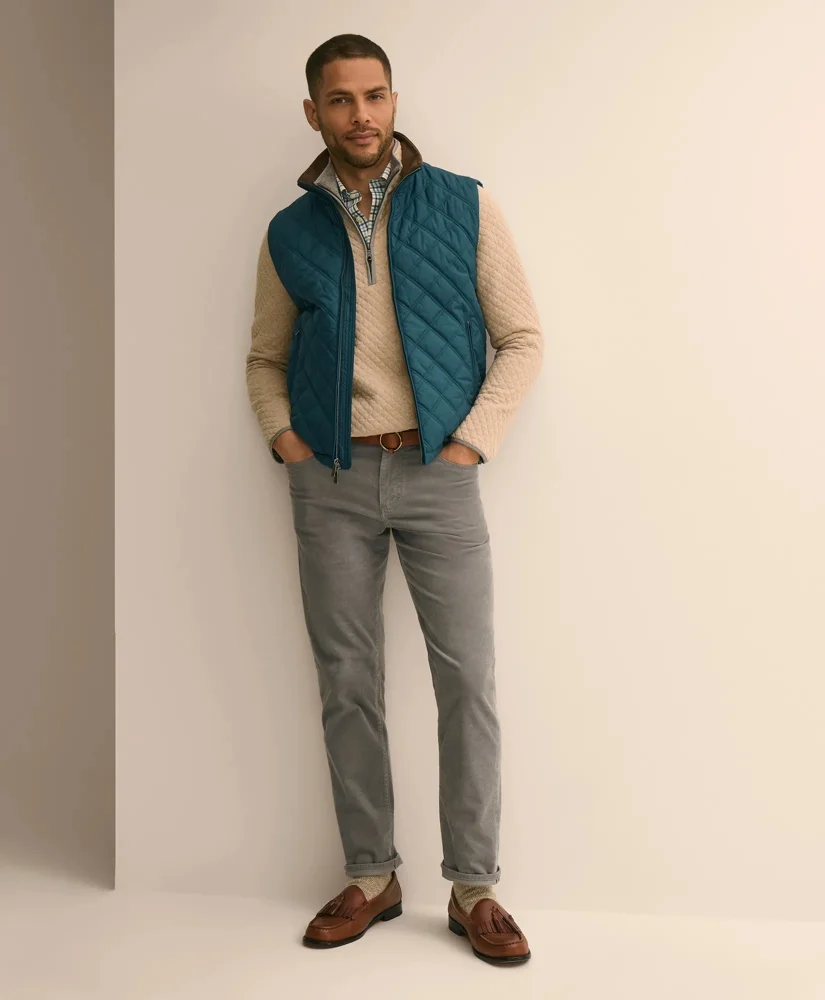 Cotton 5-Pocket Corduroy Pants - 1