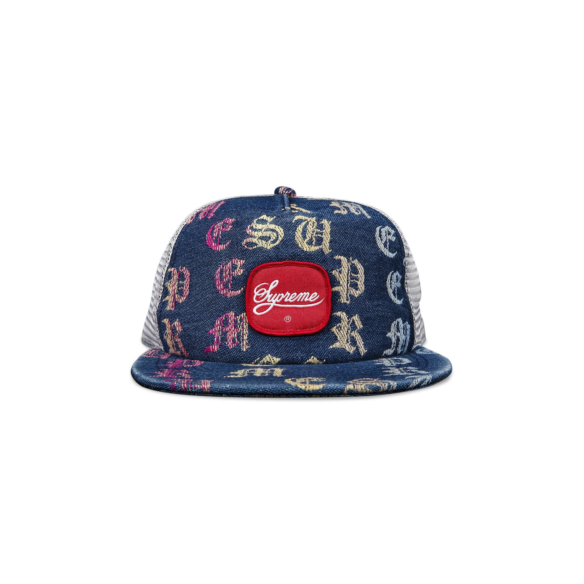 Supreme Gradient Jacquard Denim Mesh 5-Panel 'Blue' - 1