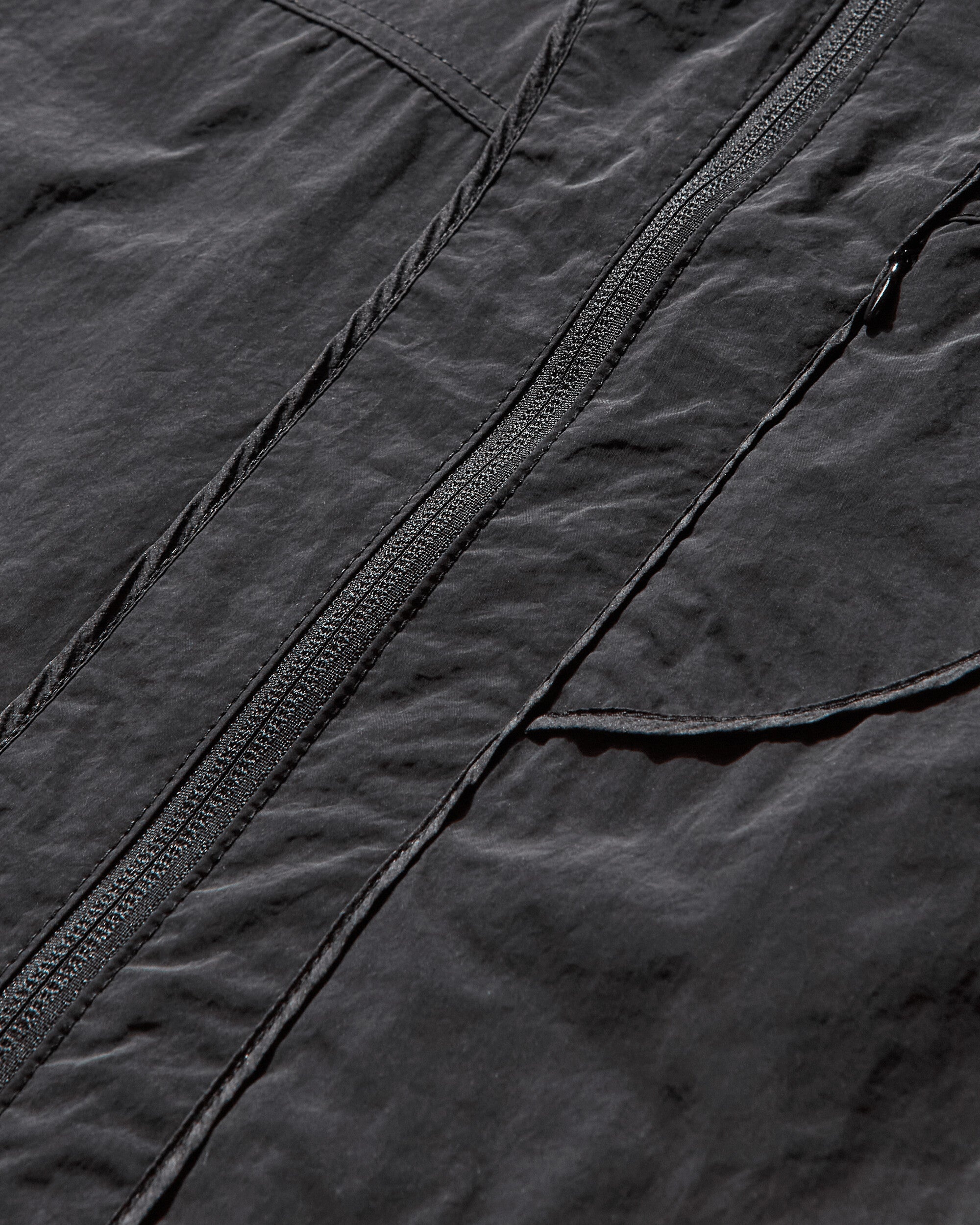 Women's Paneled Crop Jacket Black - 3