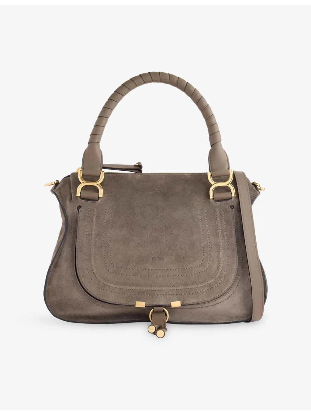 Marcie Medium Suede Shoulder Bag - 1
