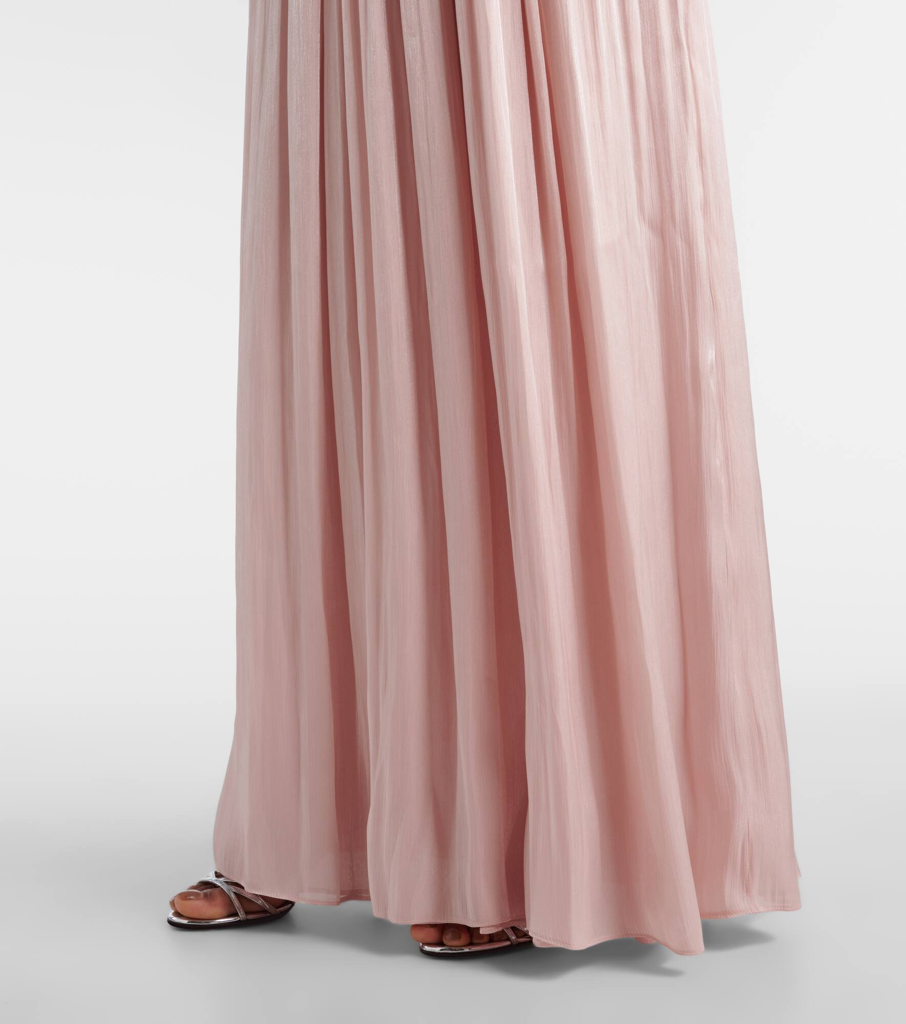 Jazmin georgette lamé gown - 6