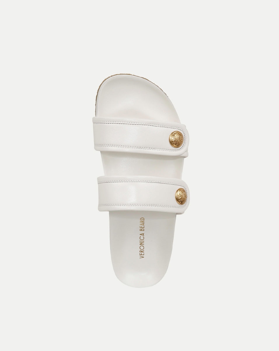PERCEY LEATHER SLIDE SANDAL - 3