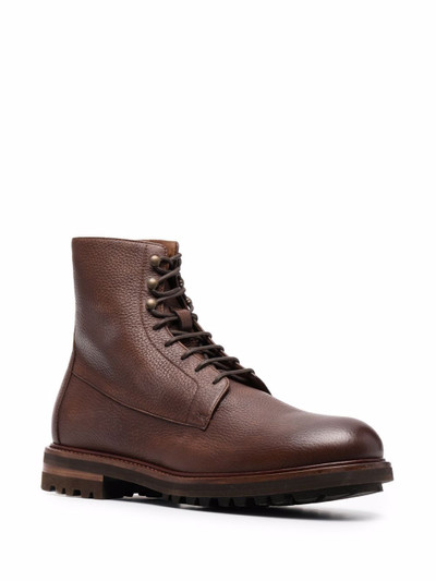 Brunello Cucinelli ankle lace-up boots outlook