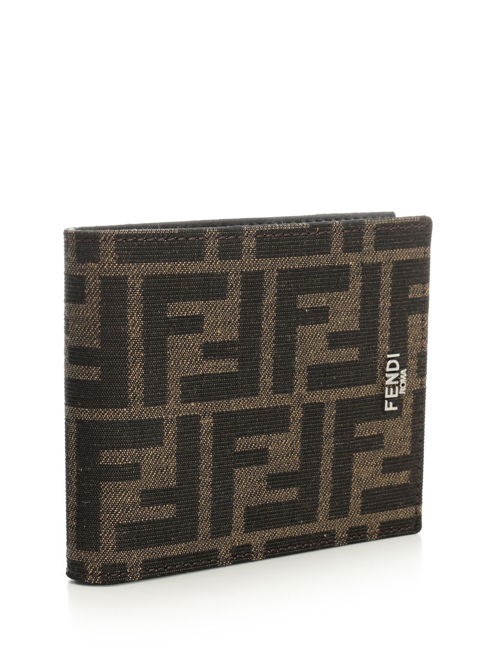 Fendi Diagonal Wallet Wallets Brown - 2