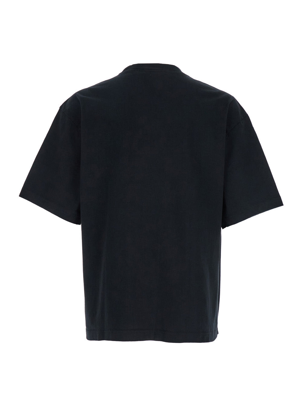 Axel Arigato Men Black T-Shirt With Embroidered Lettering Logo On The Front In Cotton Man - 2