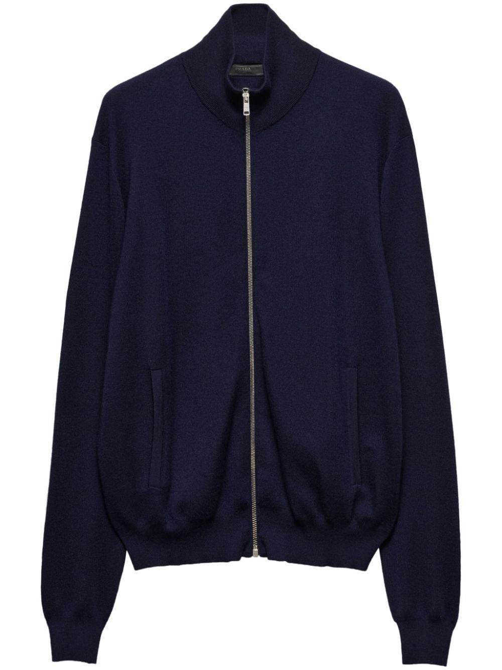 zip-up cashmere cardigan - 1