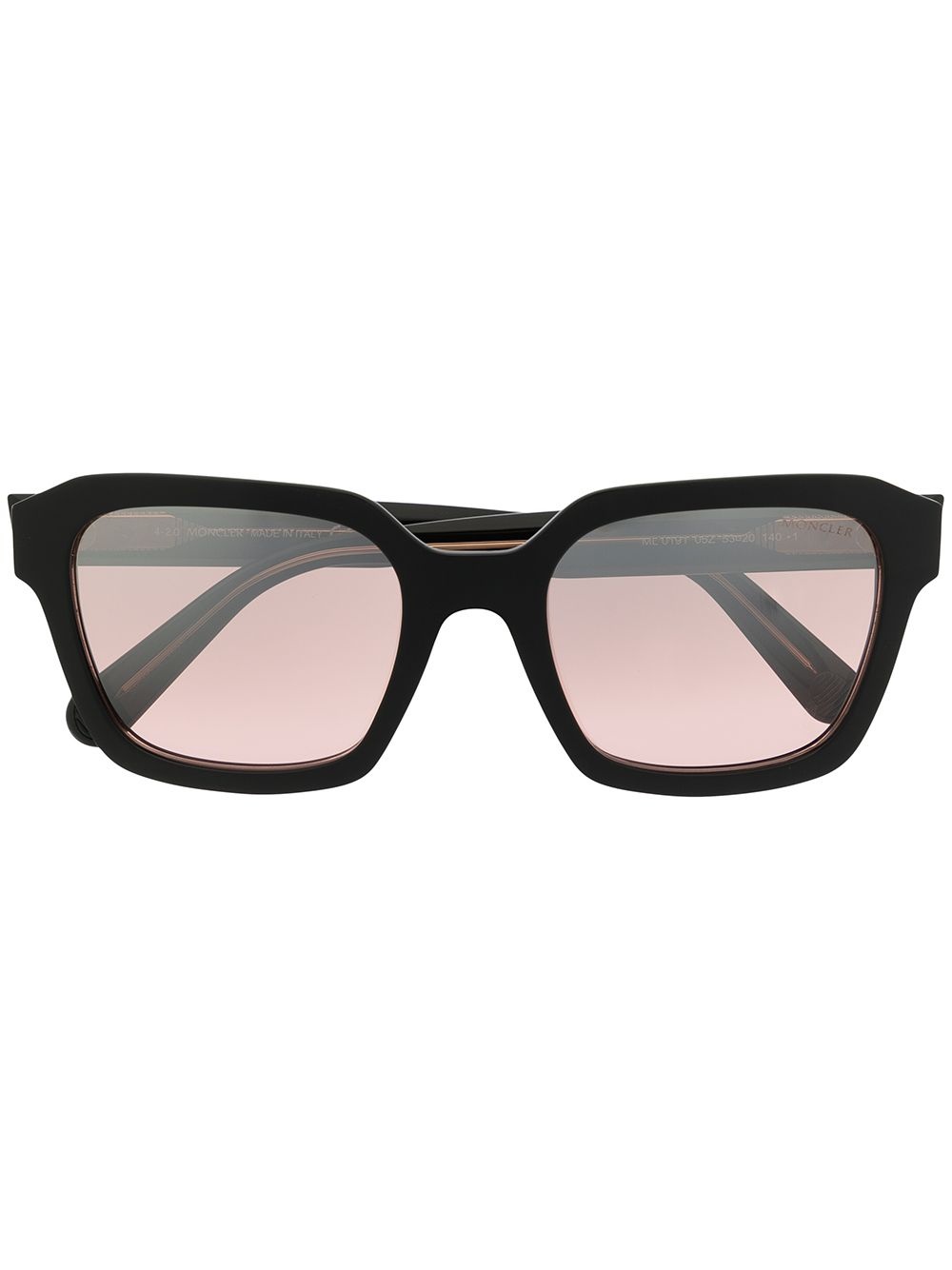 geometric-frame sunglasses - 1