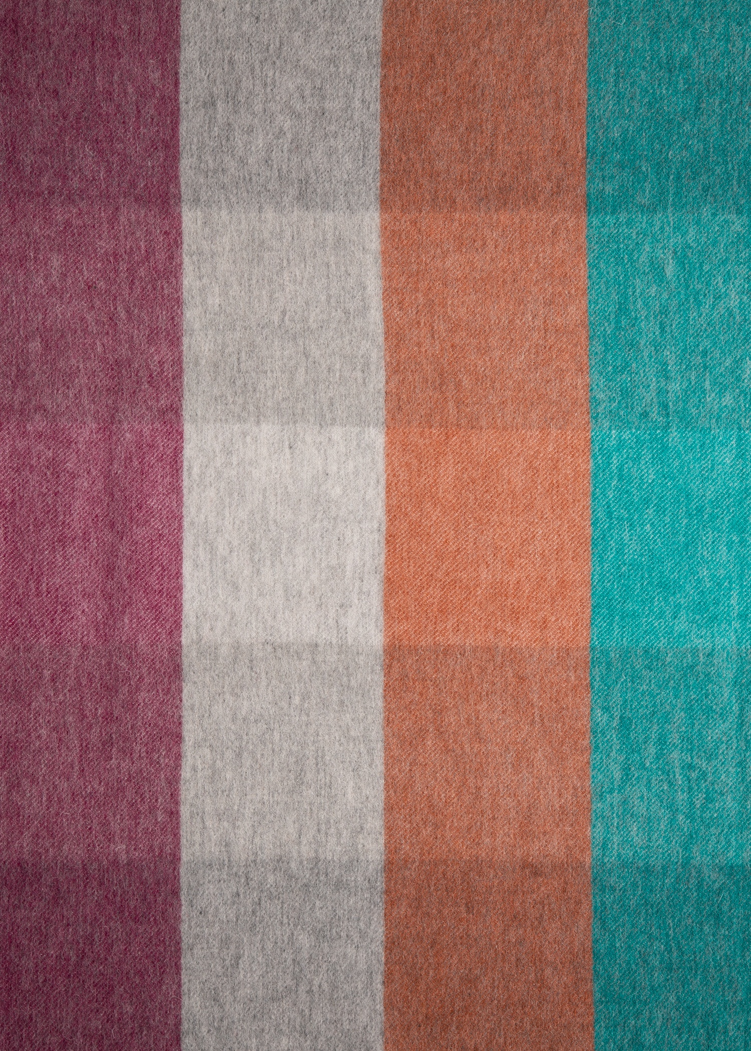 'Signature Stripe' Grid Cashmere & Lambswool Blanket 6