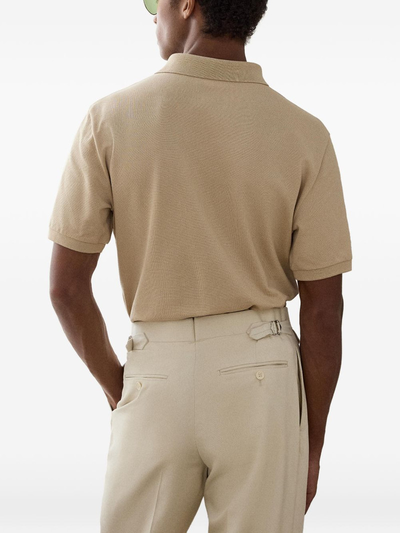 logo-embroidered polo shirt 3
