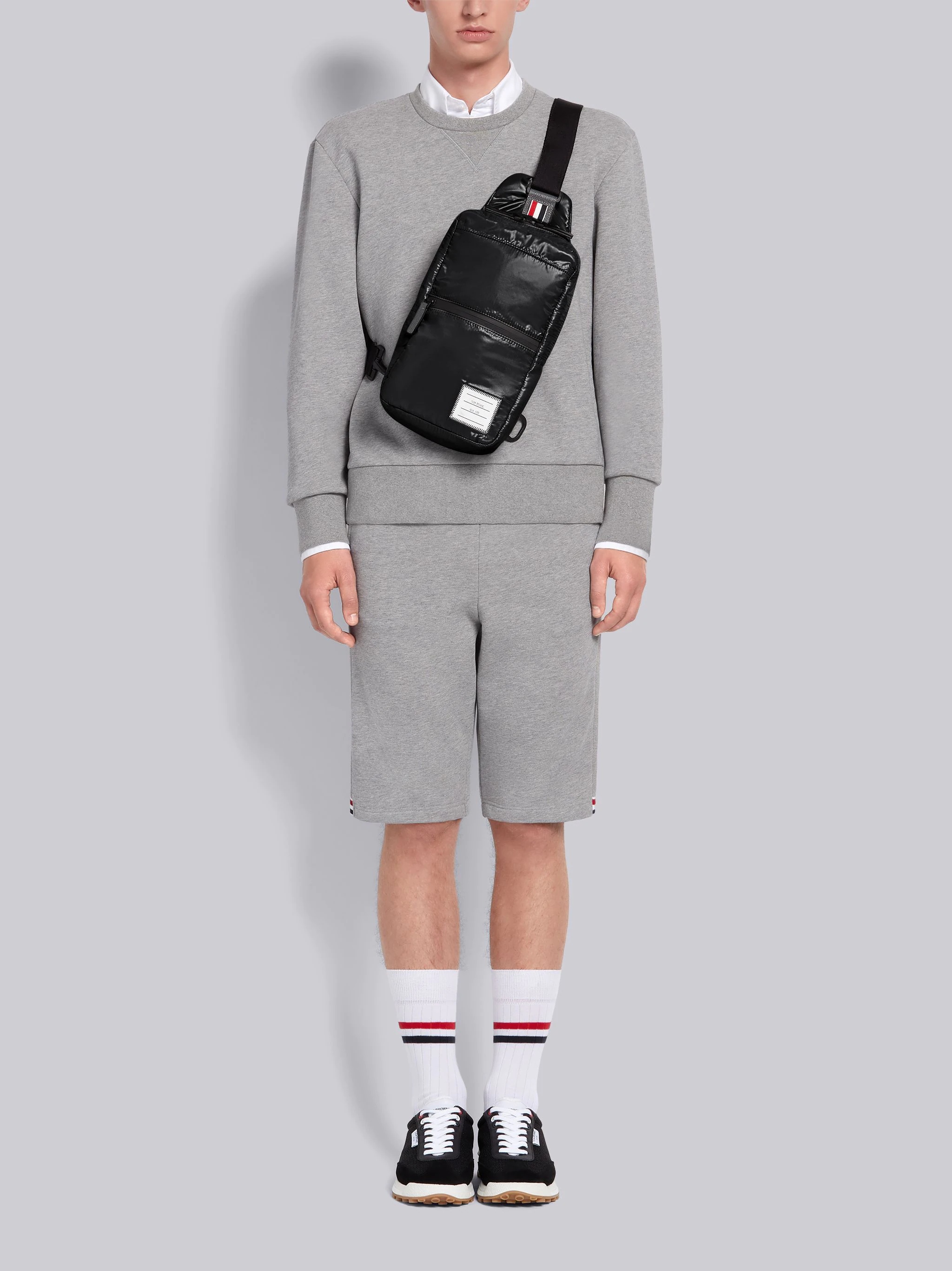 logo-patch crossbody backpack - 6