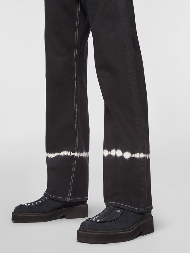 5-POCKET TROUSERS IN GARMENT-DYED BULL DENIM - 5