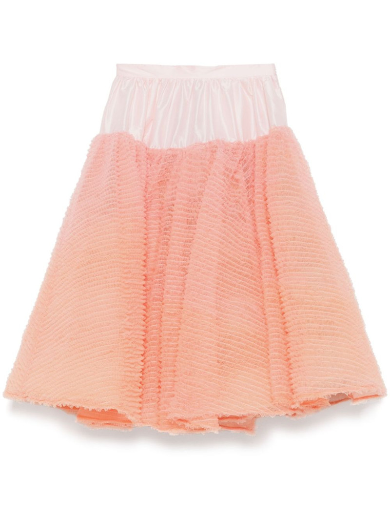 ruffled midi skirt 1