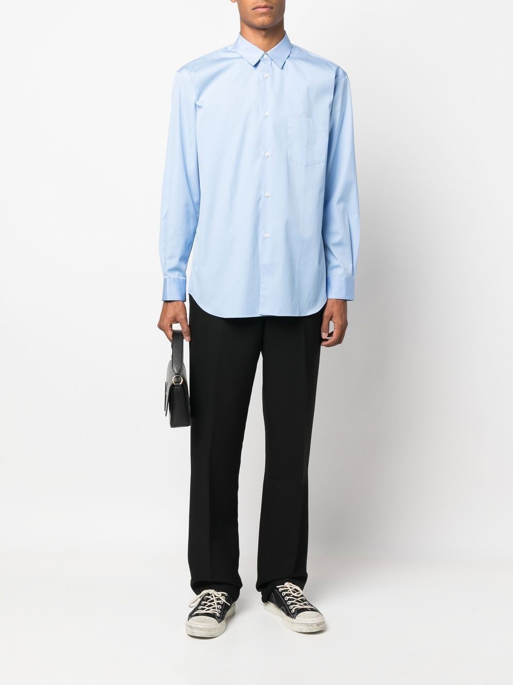 long-sleeve cotton shirt - 2