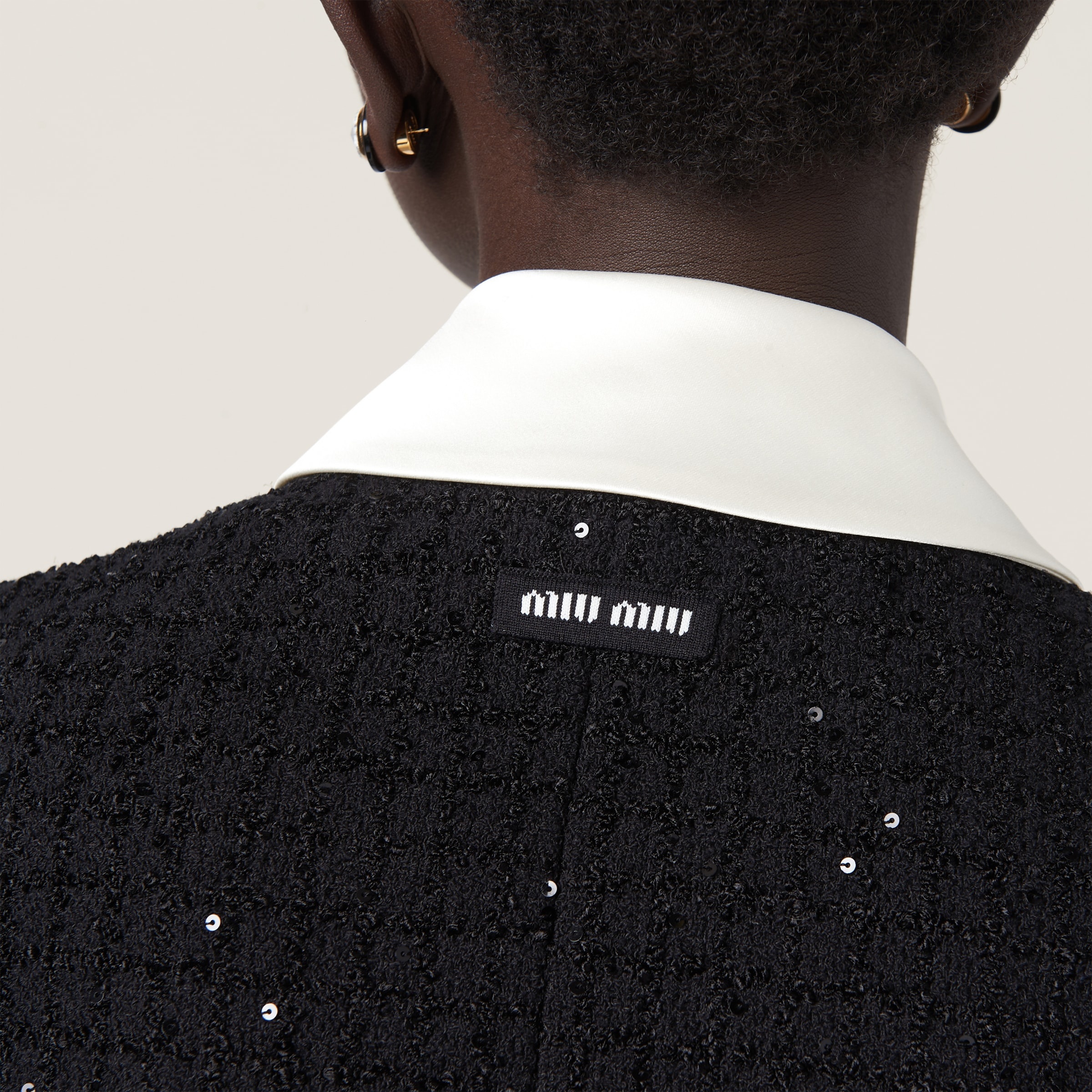 Single-breasted bouclé jacket - 5