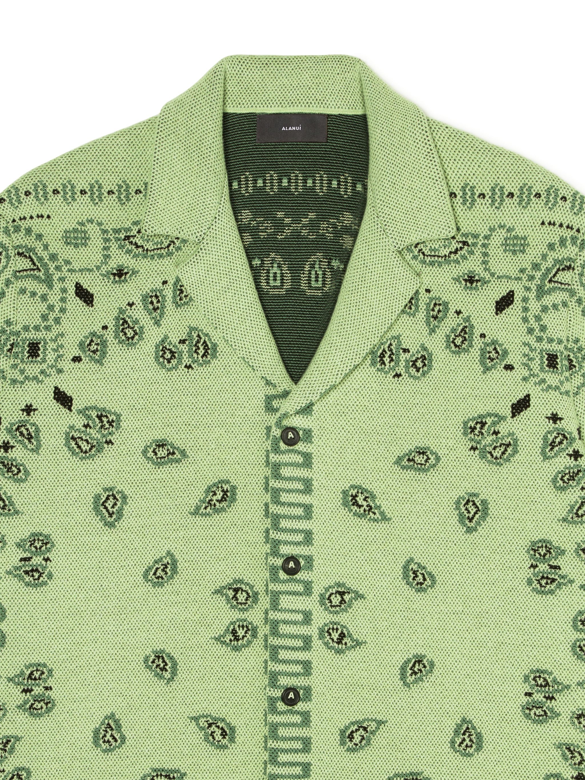 Cotton Piquet Bandana Shirt - 9