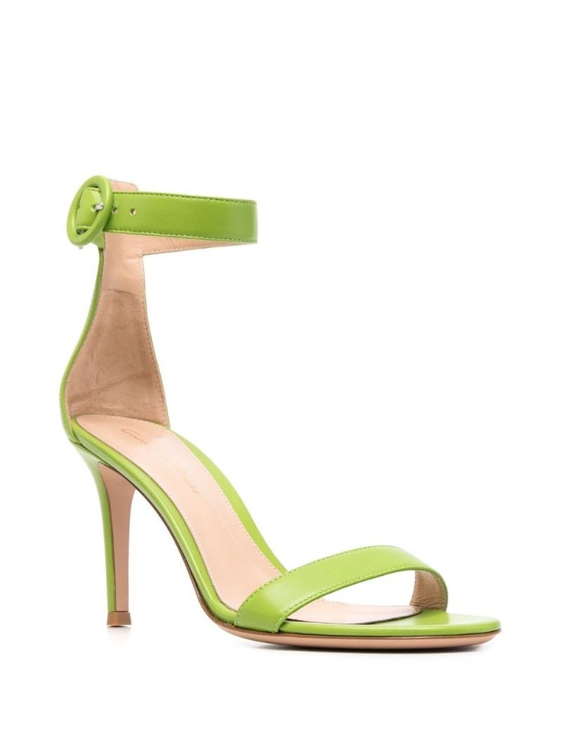 Portofino 85mm leather sandals - 2