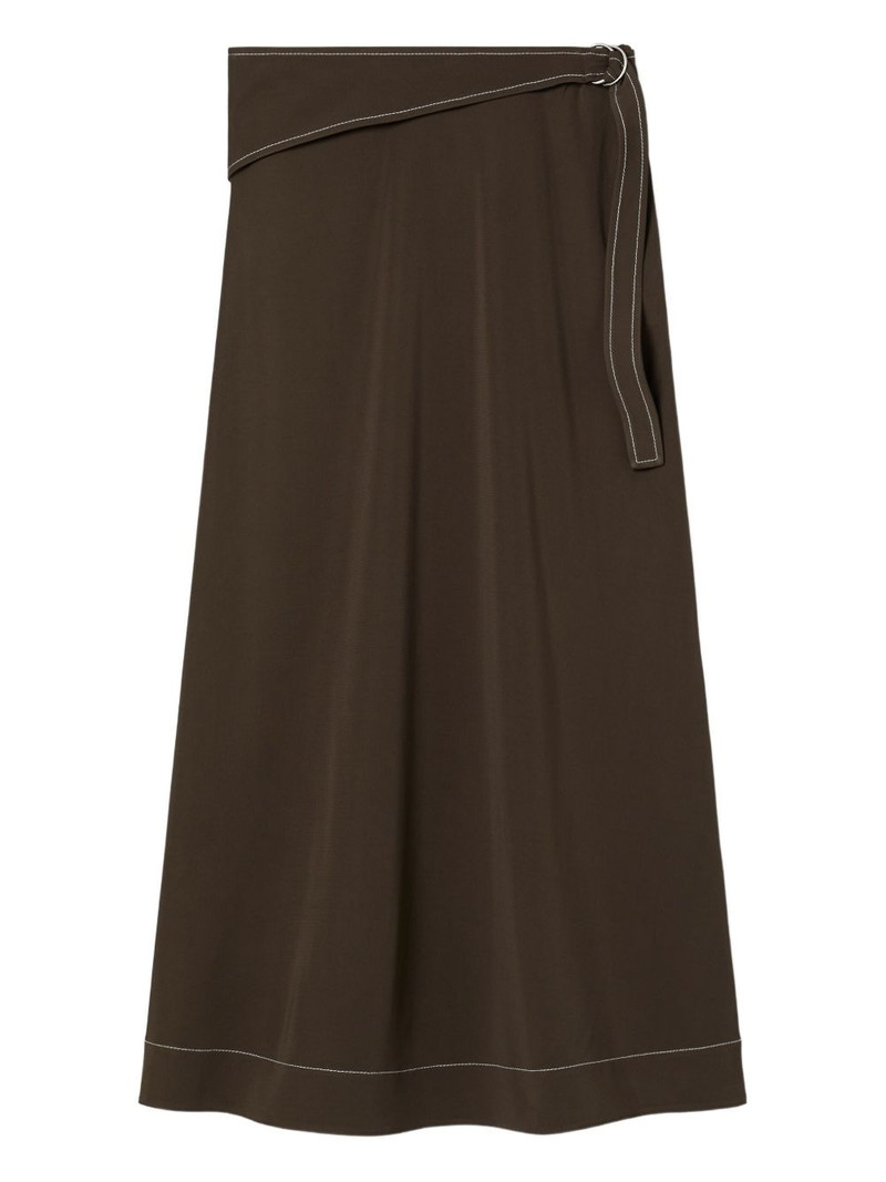 belted jersey skirt 1
