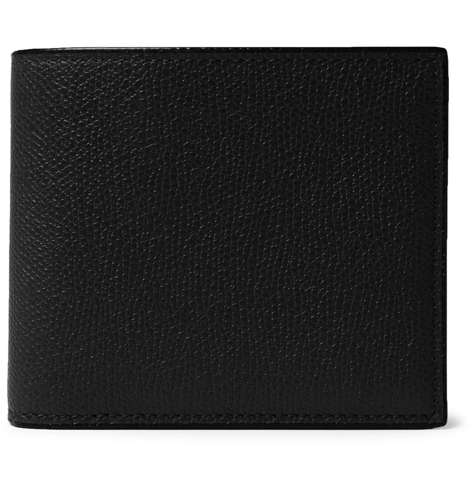 Pebble-Grain Leather Billfold Wallet - 1